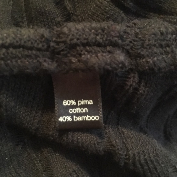 Peruvian Connection Black Knit Batwing Sweater XL - Picture 6 of 6